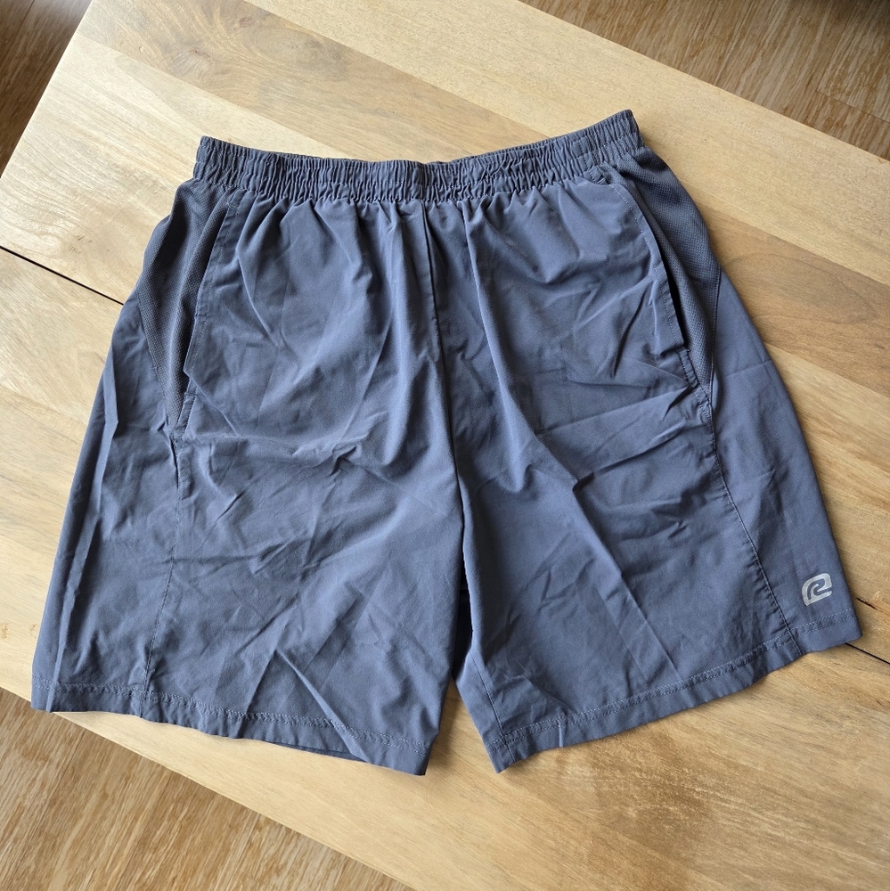 Road Runner Sports Men's Gray Athletic Shorts, Size Large